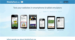 Desktop Screenshot of mobiletest.me